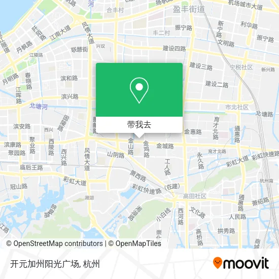 开元加州阳光广场地图