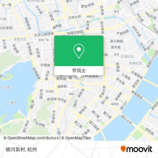 横河新村地图
