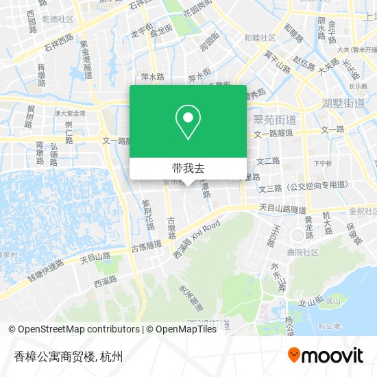 香樟公寓商贸楼地图