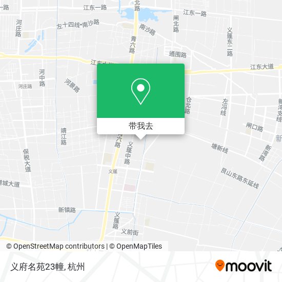 义府名苑23幢地图