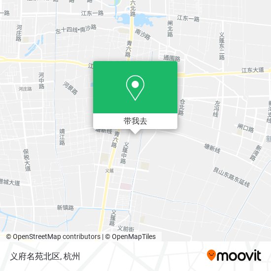 义府名苑北区地图