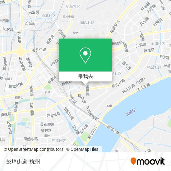彭埠街道地图