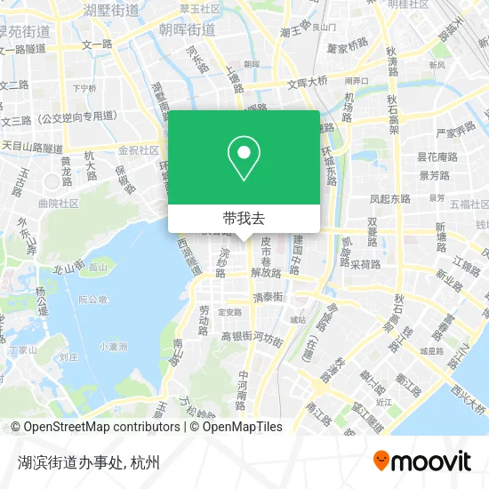 湖滨街道办事处地图