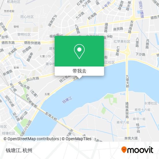 钱塘江地图