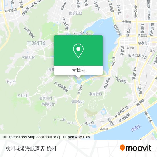 杭州花港海航酒店地图