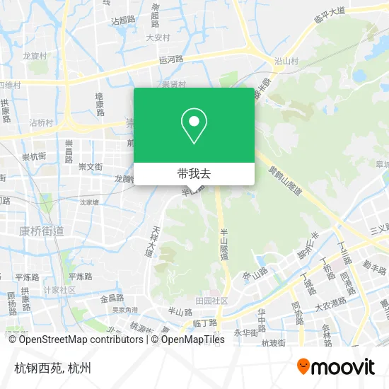 杭钢西苑地图