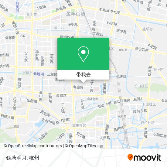 钱塘明月地图