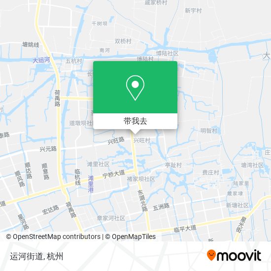 运河街道地图