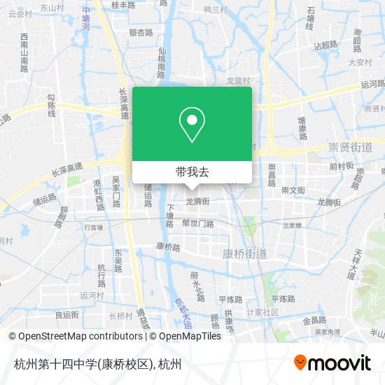 杭州第十四中学(康桥校区)地图