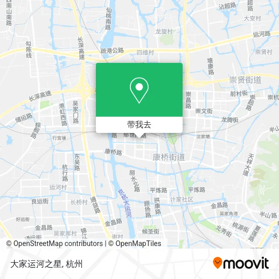 大家运河之星地图