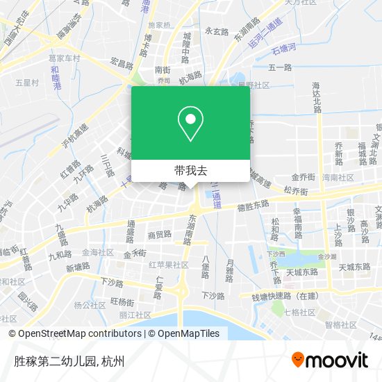 胜稼第二幼儿园地图