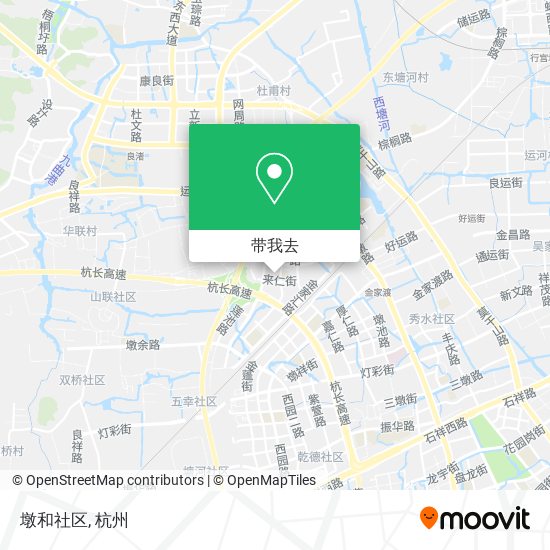 墩和社区地图