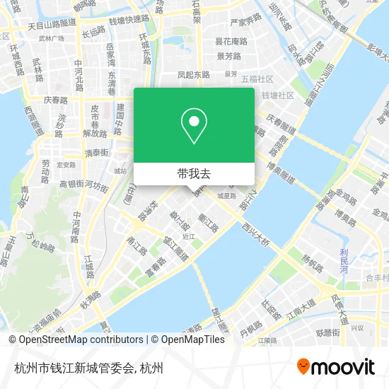 杭州市钱江新城管委会地图