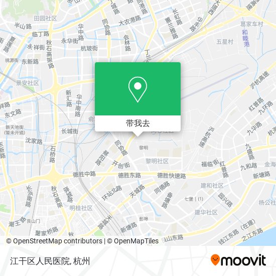 江干区人民医院地图