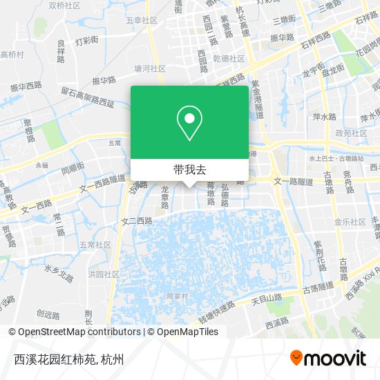 西溪花园红柿苑地图