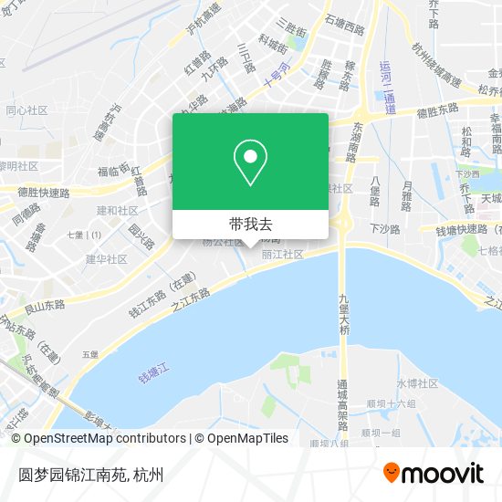 圆梦园锦江南苑地图