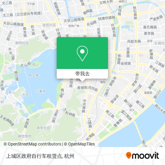 上城区政府自行车租赁点地图
