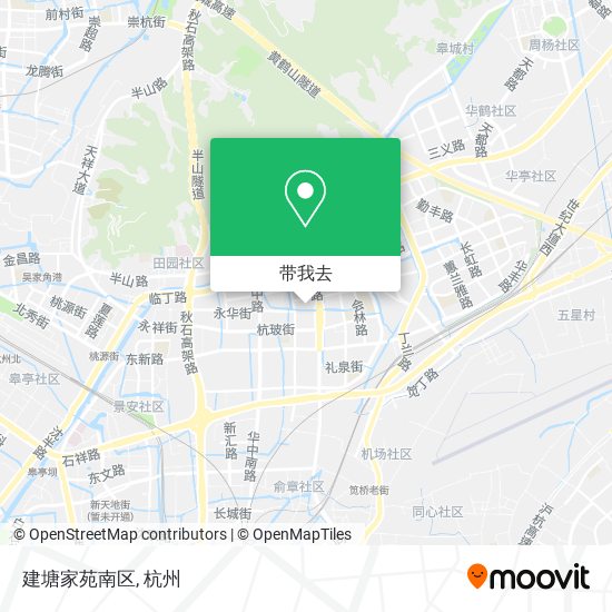 建塘家苑南区地图