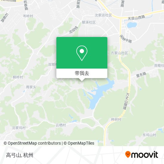 高弓山地图