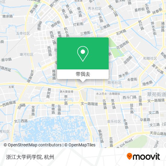 浙江大学药学院地图