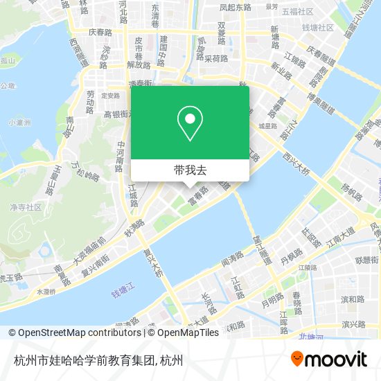 杭州市娃哈哈学前教育集团地图