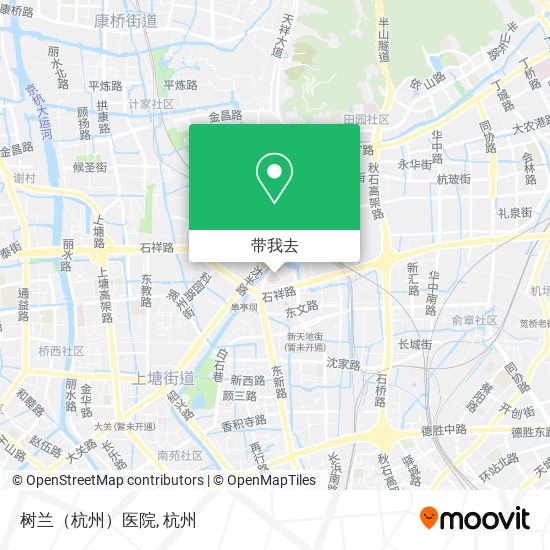 树兰（杭州）医院地图