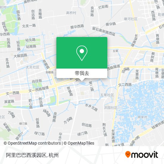 阿里巴巴西溪园区地图