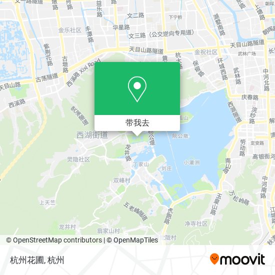 杭州花圃地图