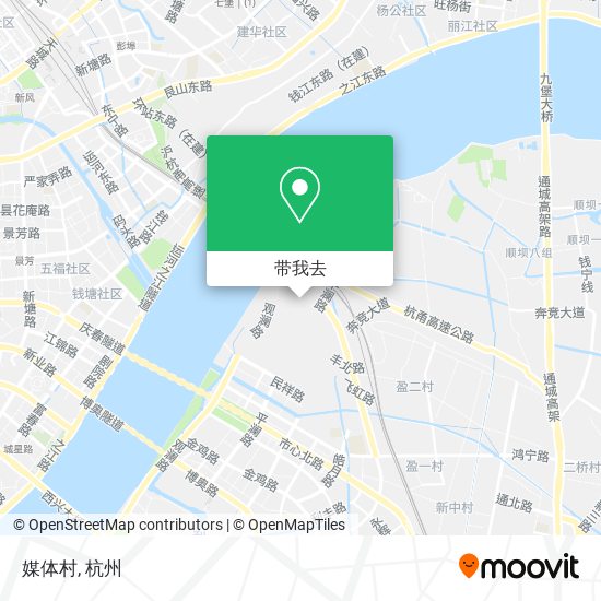 媒体村地图