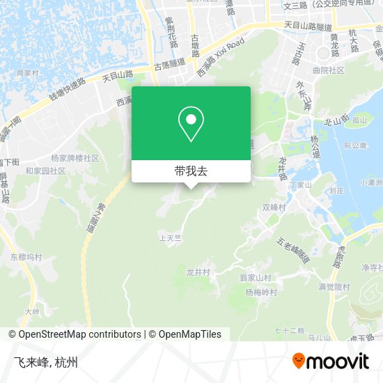 飞来峰地图