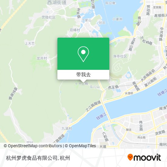 杭州梦虎食品有限公司地图