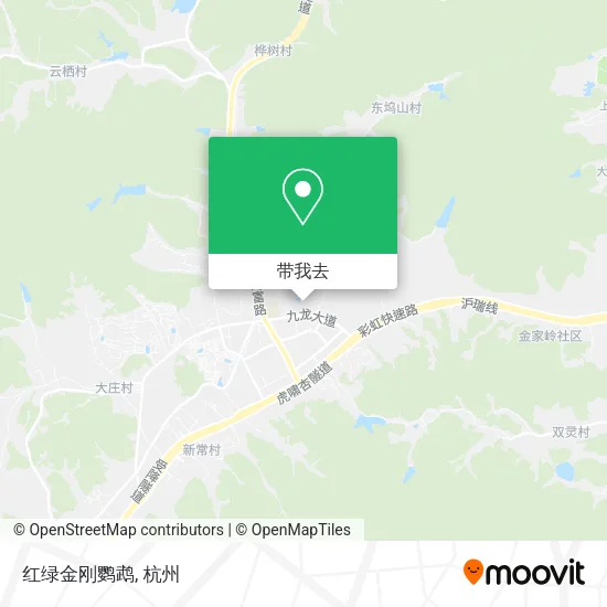 红绿金刚鹦鹉地图