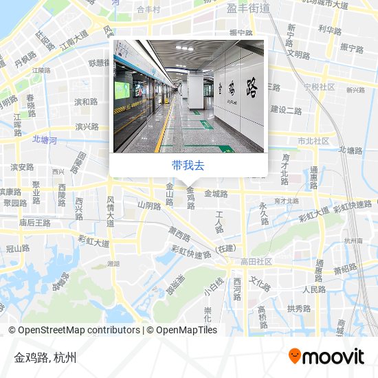 金鸡路地图