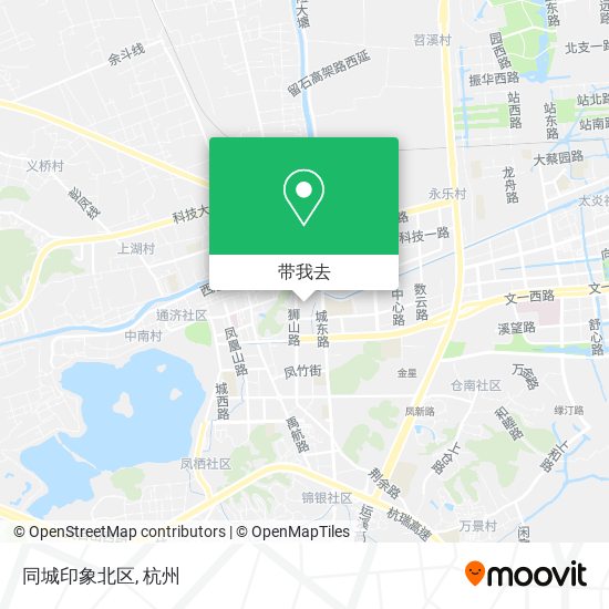 同城印象北区地图