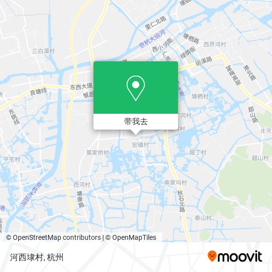 河西埭村地图