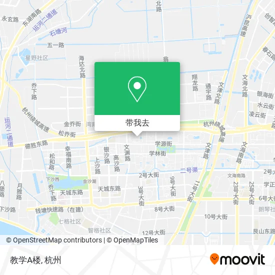 教学A楼地图