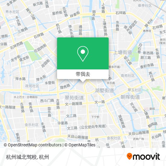 杭州城北驾校地图