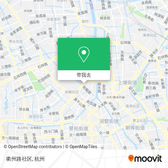 衢州路社区地图