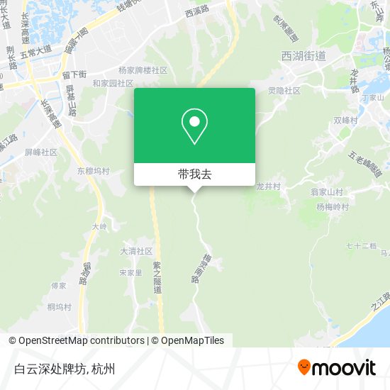 白云深处牌坊地图
