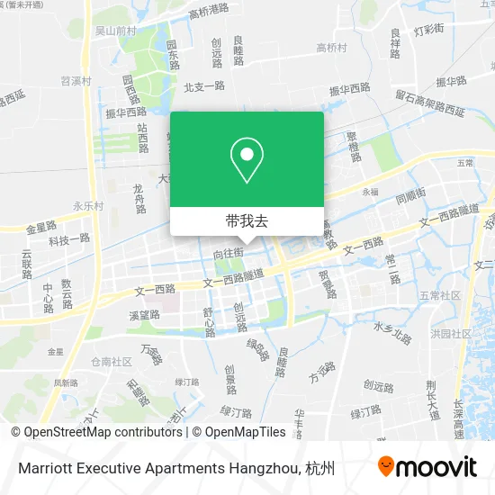 Marriott Executive Apartments Hangzhou地图