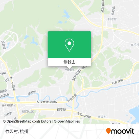 竹园村地图