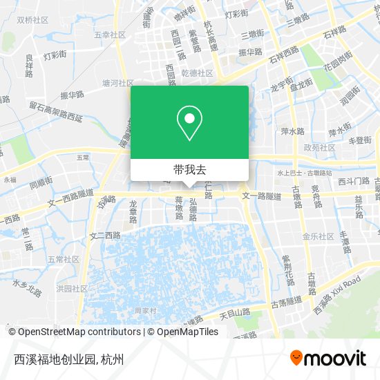 西溪福地创业园地图