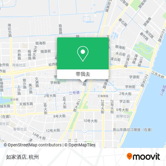 如家酒店地图