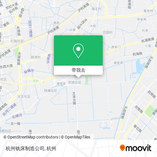 杭州铣床制造公司地图