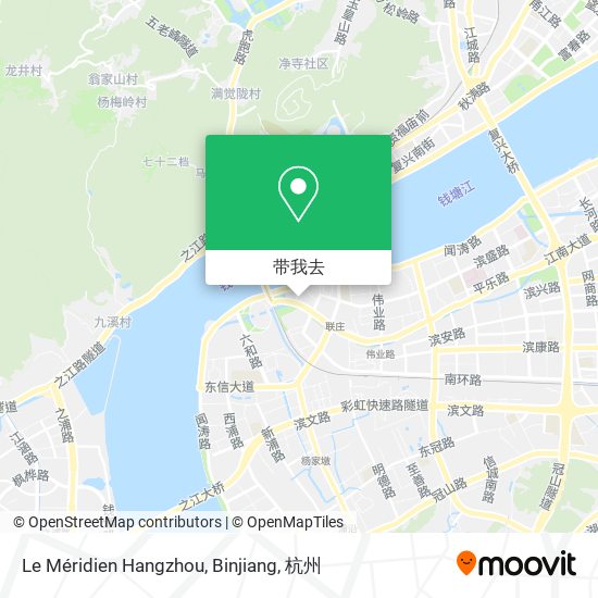 Le Méridien Hangzhou, Binjiang地图