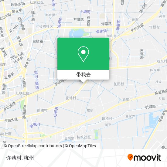 许巷村地图