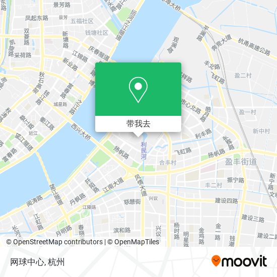 网球中心地图