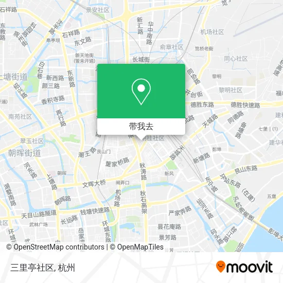 三里亭社区地图