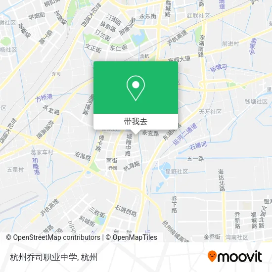 杭州乔司职业中学地图