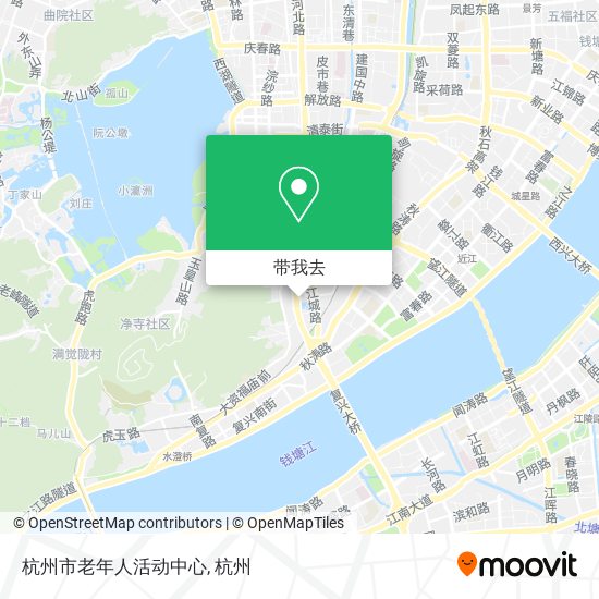 杭州市老年人活动中心地图